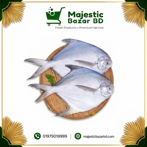 রূপচাঁদা মাছ ৬ পিস (১ কেজি)