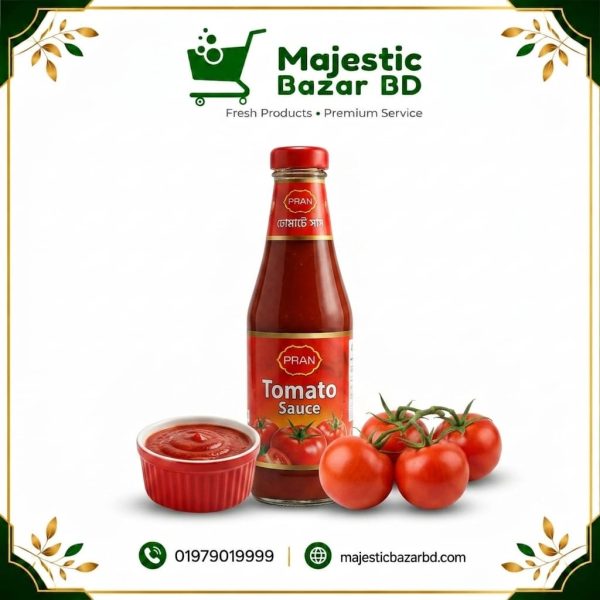 Pran Tomato Sauce 1 Liter ( টমেটো সস )