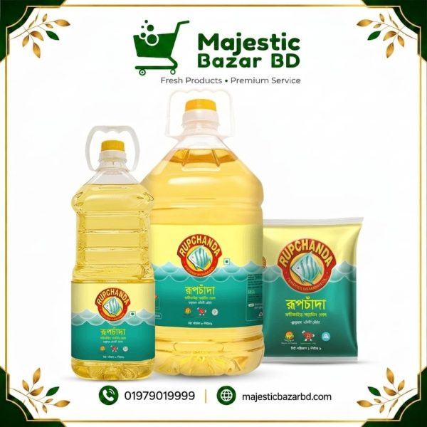 রূপচাঁদা সয়াবিন তেল ৫ লিটার ( Soyabean Oil )
